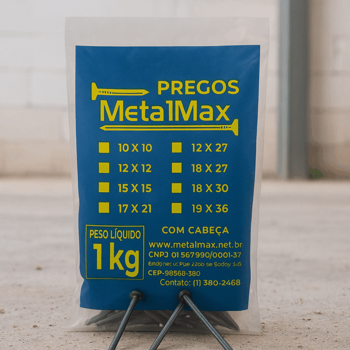 Prego com cabeça