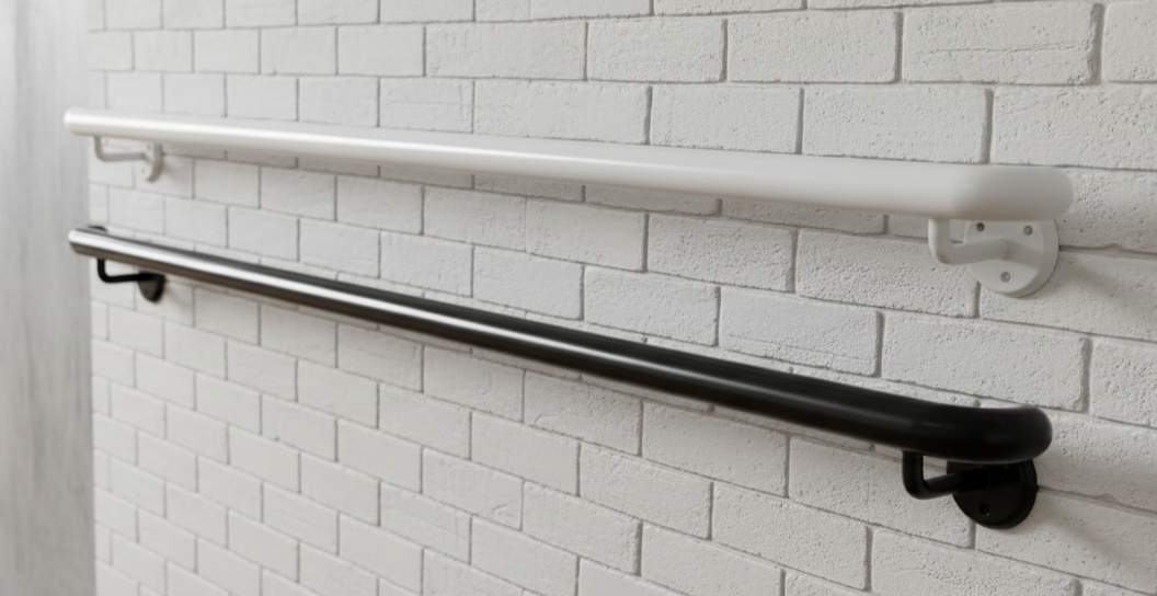 Corrimão De Aço Galvanizado Padrão 1m Pintura Eletrostática