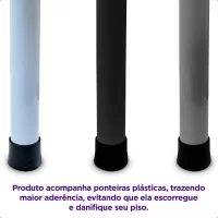Kit Jogo 2 Barras De Apoio Para Banheiro Idoso Deficiente - 3